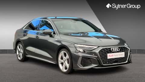 2022 A3 SALOON 35 TFSI S LINE 4DR S TRONIC, 2022 9,467 MILES PETROL... photo