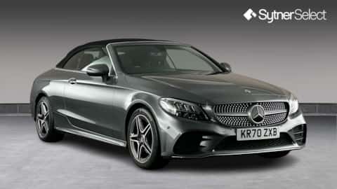 2020 MERCEDES C CLASS DIESEL CABRIOLET C220D AMG LINE EDITION 2DR 9G TRONIC, 2020 29,699 MILES... photo