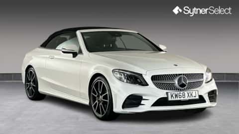2018 MERCEDES C CLASS DIESEL CABRIOLET C300D AMG LINE PREMIUM 2DR 9G TRONIC, 2018 38,832 MILES... photo